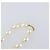 Collar de perlas CHANEL metal Gold White CC Auth bs37053V Blanco Dorado - vista 8