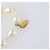 Collar de perlas CHANEL metal Gold White CC Auth bs37053V Blanco Dorado - vista 9