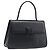 GIVENCHY Hand Bag Leather Black Gold Auth hk4043A Golden