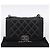 Borsa a catena CHANEL Boy Chanel Matelasse in pelle di vitello nera argento CC Auth 199543M Nero - vista 12
