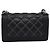 Borsa a catena CHANEL Boy Chanel Matelasse in pelle di vitello nera argento CC Auth 199543M Nero - vista 2