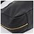 Bolsa de mão PRADA Vitterodino em couro preto e dourado Auth 200844V - vista 15