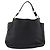 Bolsa de mão PRADA Vitterodino em couro preto e dourado Auth 200844V - vista 2