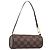 LOUIS VUITTON Damier Ebene Papillon Pouch LV Auth SW2679