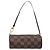LOUIS VUITTON Damier Ebene Papillon Pouch LV Auth SW2679 - vista 2