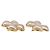 Boucles d'oreilles perles CHANEL Métal Doré CC Auth 197929 - vue 13