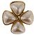 Boucles d'oreilles perles CHANEL Métal Doré CC Auth 197929 - vue 3