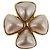 Boucles d'oreilles perles CHANEL Métal Doré CC Auth 197929 - vue 8