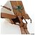 Bolsa de mão LOEWE Hammock Small Canvas Leather 2way Beige Silver Auth 198601M Prata Bege - vista 14