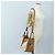 Bolsa de mão LOEWE Hammock Small Canvas Leather 2way Beige Silver Auth 198601M Prata Bege - vista 30