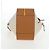 Bolsa de mão LOEWE Hammock Small Canvas Leather 2way Beige Silver Auth 198601M Prata Bege - vista 6