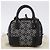 Borsa a mano LOEWE Anagram Amazona 16 Canvas 2way Nero Tono Oro Auth 199041SAM - vista 12