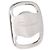 Salvatore Ferragamo Vala Schalring Metall Silber Auth BA15346V