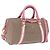 PRADA Handtasche Jacquard 2way Beige Gold Auth 200074V Golden