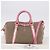 PRADA Handtasche Jacquard 2way Beige Gold Auth 200074V Golden - Ansicht 12