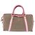 PRADA Handtasche Jacquard 2way Beige Gold Auth 200074V Golden - Ansicht 13