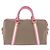 PRADA Handtasche Jacquard 2way Beige Gold Auth 200074V Golden - Ansicht 2