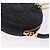 Borsa a tracolla Christian Dior Canage in pelle nera e oro Auth 202146V Nero D'oro - vista 13
