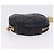 Borsa a tracolla Christian Dior Canage in pelle nera e oro Auth 202146V Nero D'oro - vista 9