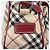 Borsa a tracolla BURBERRY Nova Check Blue Label Canvas Beige Silver Auth hk4046 Argento - vista 19