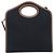 Borsa a mano BURBERRY Canvas 2way Silver Black Auth 202239V Nero Argento - vista 2