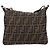 FENDI Zucca Canvas Celeria Schultertasche Schwarz Braun Auth 199921A - Ansicht 2