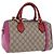 Borsa a mano GUCCI GG Supreme PVC 2way Beige Gold 409529 Auth 199935A