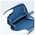 PRADA Pochette Nylon Pelle Set da 4 Blu Nero Marrone Auth 190016 - vista 20
