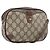 Borsa GUCCI GG Supreme Web Sherry Line PVC Beige Gold 89 02 066 Auth ka6037 D'oro
