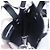 VALENTINO Borsa a tracolla per smartphone in pelle 2way Nero Argento Auth bs36903V - vista 19