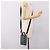 VALENTINO Borsa a tracolla per smartphone in pelle 2way Nero Argento Auth bs36903V - vista 20