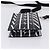 VALENTINO Borsa a tracolla per smartphone in pelle 2way Nero Argento Auth bs36903V - vista 5
