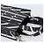 VALENTINO Borsa a tracolla per smartphone in pelle 2way Nero Argento Auth bs36903V - vista 6