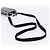 VALENTINO Borsa a tracolla per smartphone in pelle 2way Nero Argento Auth bs36903V - vista 8