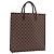 LOUIS VUITTON Damier Ebene Sac Plat Hand Bag N51140 LV Auth 200023A Damier ebène