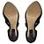 Tacchi Miu Miu in camoscio nero open toe con fiocco in velluto - vista 6