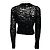 Jil Sander Handgestrickter Pullover mit Pailletten in Schwarz - Ansicht 3