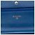 Borsa a tracolla Chanel CC matelassé in pelle d'agnello blu Wallet On Chain - vista 5