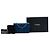 Borsa a tracolla Chanel CC matelassé in pelle d'agnello blu Wallet On Chain - vista 7