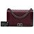 Borsa a tracolla Boy Flap Chanel Medium in pelle di capra trapuntata e vernice rossa Rosso - vista 7