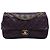 Borsa a tracolla Chanel Shiva Flap Large in vitello iridescente matelassé viola Porpora