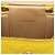 Mini Vanity Case Chanel in Lambskin Matelassé Giallo con Catena e Tracolla - vista 5
