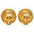 Orecchini a clip Chanel placcati oro con perle finte D'oro - vista 2
