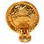Orecchini a clip Chanel placcati oro con perle finte D'oro - vista 3