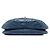 Borsa a tracolla Chanel Medium Quilted Glazed Calfskin Bubble CC Flap Blu - vista 3