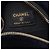 Borsa a tracolla rotonda Chanel in velluto nero con perle e paillettes - vista 5