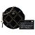 Borsa a tracolla rotonda Chanel in velluto nero con perle e paillettes - vista 7