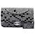 Borsa a tracolla Chanel Medium Classic Canvas Sequin Stripes Double Flap nera Nero - vista 7