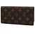 Carteira Longa Louis Vuitton Monogram Porte Yen Castanha Marrom - vista 2