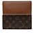 Carteira Longa Louis Vuitton Monogram Porte Yen Castanha Marrom - vista 6